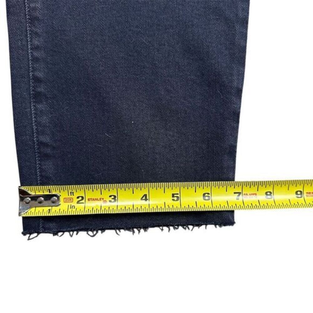 NWT Old Navy Women's High-Waisted O.G. Straight Cut-Off Jeans Size 10 Black - Picture 11 of 11